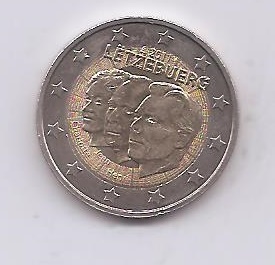 LUXEMBURGO DEL AÑO 2011 DE 2 EUROS CONMEMORATIVAS